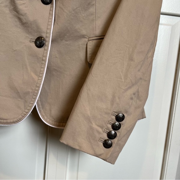 Banana Republic Piped Academy Khaki Blazer - Picture 2 of 11